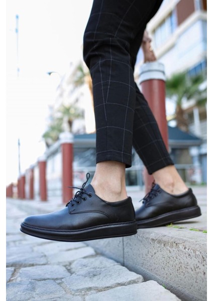 Knack Klasik Erkek Ayakkabı 001 Siyah (Siyah Taban) indirimleri