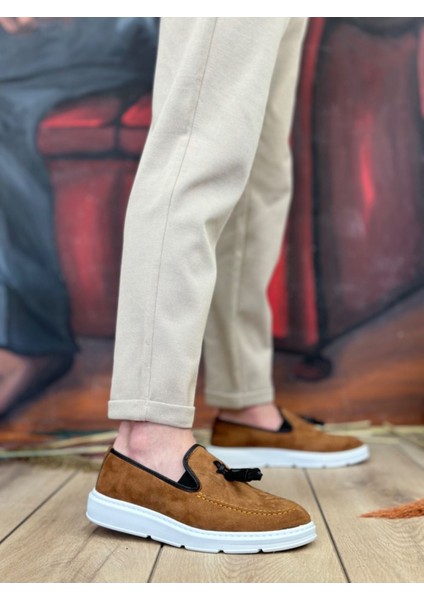 BA0005 Bağcıksız Yüksek Taban Klasik Püsküllü Corcik Erkek Ayakkabı modelleri