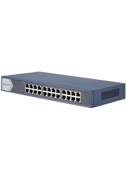 24PORT DS-3E0524-E(B) Gıgabıt Yönetilemez Switch Rackmount