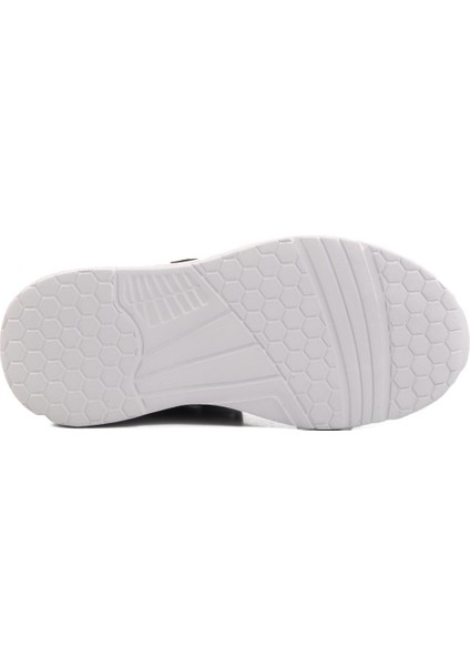 Siyah-Beyaz Fileli Cırtlı Hafif Çocuk Spor Ayakkabı Dera 640 F indirimleri