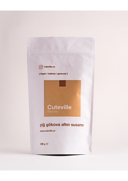 Çiğ Gökova Altın Susam – Atalık Tohum, Katkısız, Yerli Üretim (200 gr)