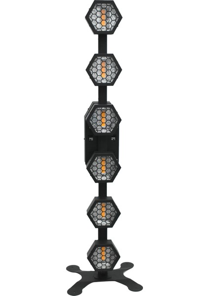 Hexa 6X60 Watt LED Retro Işık/auto/sese Duyarlı/dmx
