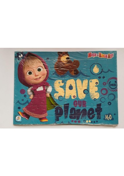 Kids Masha Koca Ayı 48 Parça Frame Puzzle