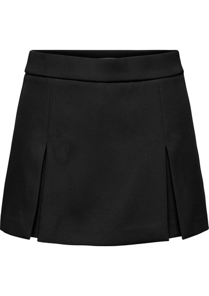 Kadın Siyah Basic Günlük Kumaş Şort Etek - 15295576 indirimleri