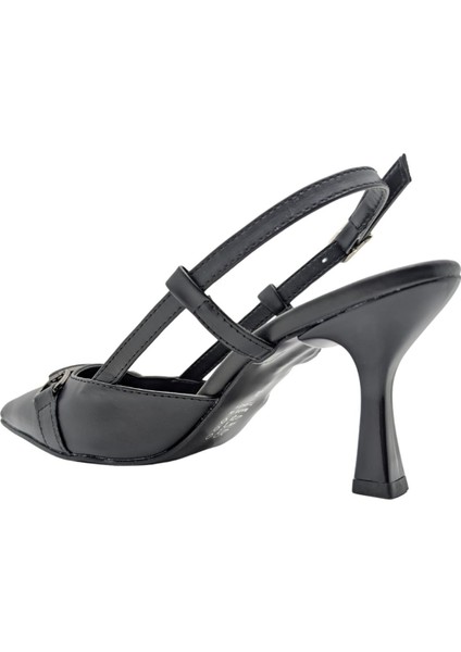 Pauline | Kadın Abiye Arkası Açık Stiletto - Pauline - Siyah - 38 indirimleri