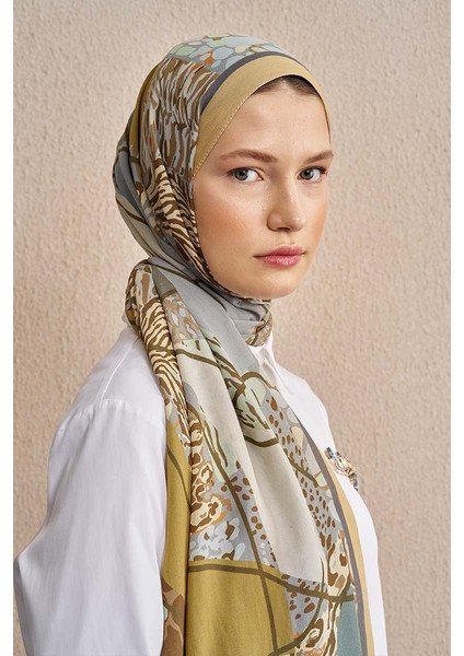 Bej Ed Scarf Celebrity Sable Şal