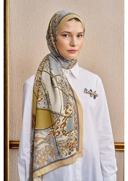 Bej Ed Scarf Celebrity Sable Şal fiyatları