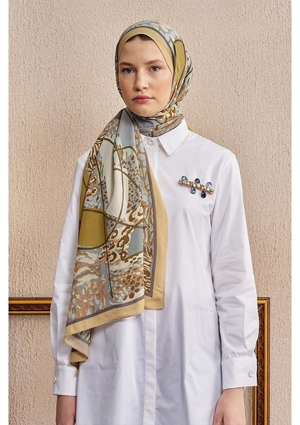 Bej Ed Scarf Celebrity Sable Şal fırsatları