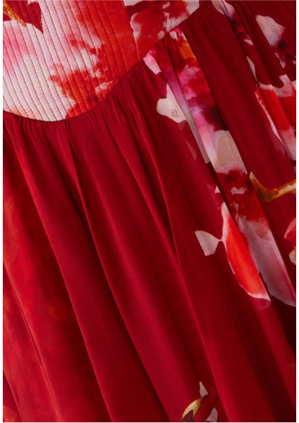 Tuhi Korse Detaylı Maxi Elbise fırsatları