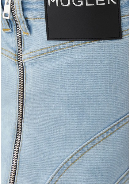 Spiral Denim Sırt Dekolteli Elbise fırsatları