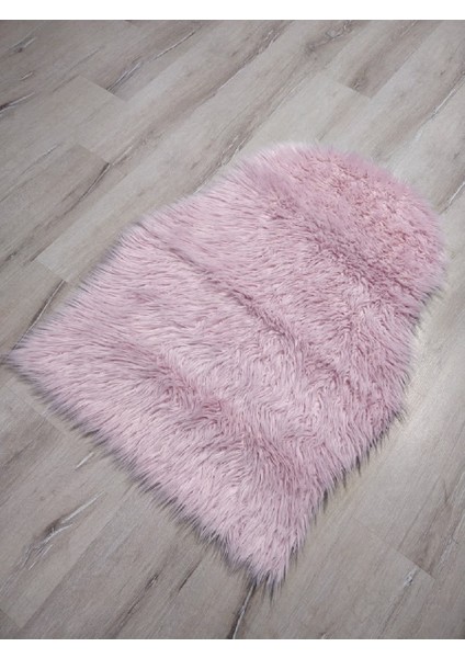 Yamalıhome Peluş Halı Apost Pembe 75X100CM Post Halı