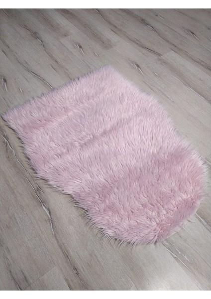 Yamalıhome Peluş Halı Apost Pembe 75X100CM Post Halı fiyatları