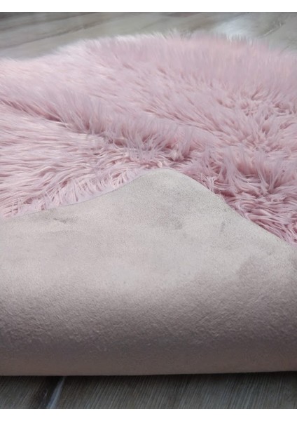 Yamalıhome Peluş Halı Apost Pembe 75X100CM Post Halı fırsatları