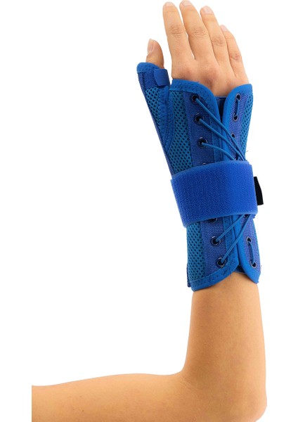 Statik Başparmak Destekli El Bilek Splinti Sağ Mavi Bedensiz fiyatları