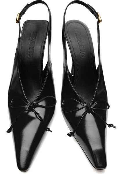 Yüksek Topuklu Slingback Ayakkabı