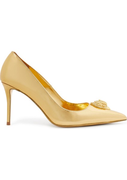 Belgravia Yüksek Topuklu Altın Ayakkabı