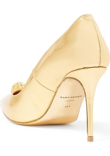 Belgravia Yüksek Topuklu Altın Ayakkabı modelleri