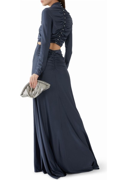 Zarif Kristal Akşam Clutch