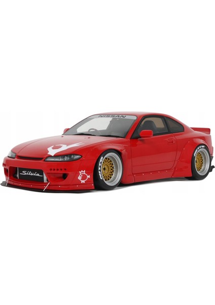 Limited Rocket Bunny Nissan Silvia S15 Nissan Red 2014 1:18 OT1115