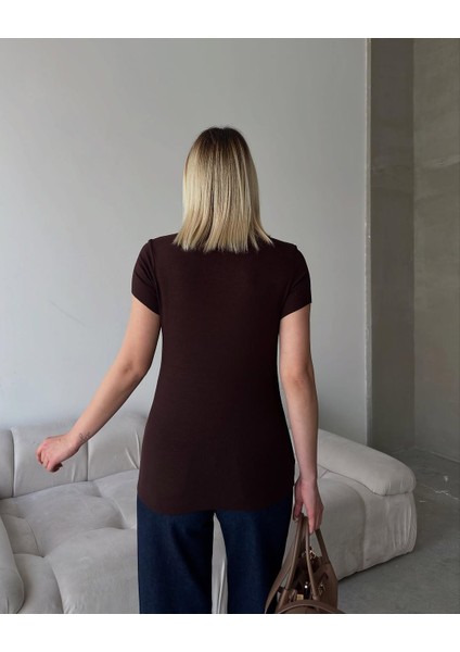 Acı Kahve - Balıkçı Yaka Bluz fırsatları