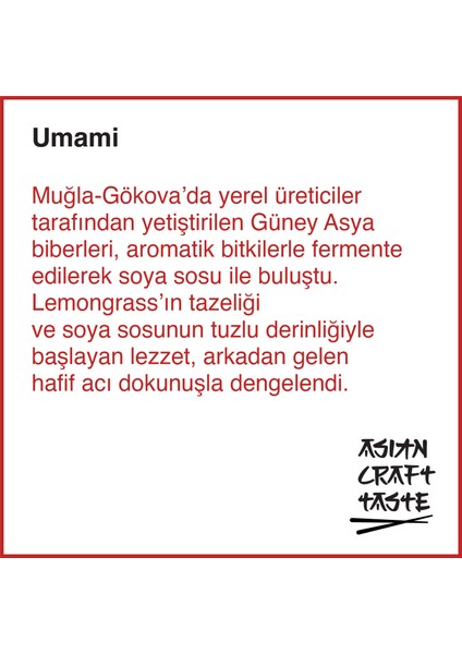 Umami Aromatik, Hafif Acılı Soya Sosu 100 G (E)