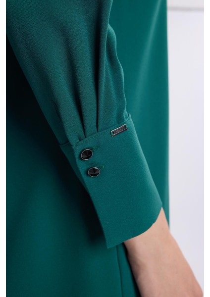 Omuz Detaylı Zümrüt Tunik T-1499 fırsatları