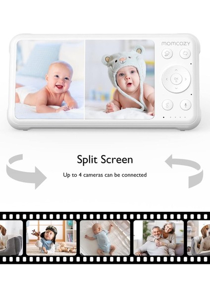 BM01 Ekstra Kamera, 1080P Hd Çözünürlük, Ptz Zoom, Gece Görüşü, Iki Yönlü Ses, 4 Kamera Desteği fiyatları
