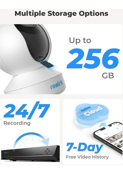 E1 Zoom 5mp 360° Ev Güvenlik Kamerası