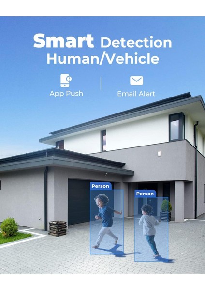 4K Güvenlik Kamera Sistemi, 8mp Poe Kameralar, Akıllı Kişi/araç Algılama fırsatları