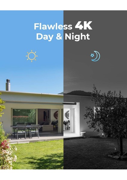 4K Güvenlik Kamera Sistemi, 8mp Poe Kameralar, Akıllı Kişi/araç Algılama indirimleri