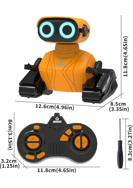 Rc Robot Çocuk Oyuncağı, Ses ve Işıklı Uzaktan Kumandalı Robot