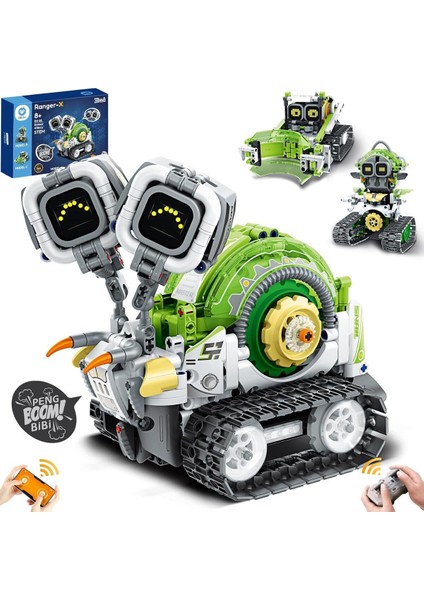 Technik Robot, 3'ü 1 Arada Robotik Yapım Seti, Uygulama ve Uzaktan Kumanda ile
