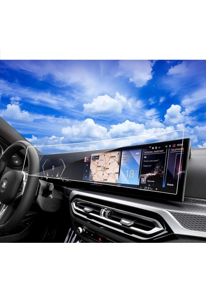 Bmw I4 2022-2024 Model Gösterge ve Dokunmatik Bilgi Ekranı Uyumlu 9h Nano Ekran Koruyucu