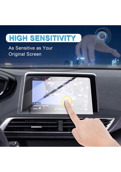 Peugeot 3008-5008 2016-2024 Model Multimedya Navigasyon Uyumlu 9h Nano Ekran Koruyucu fiyatları
