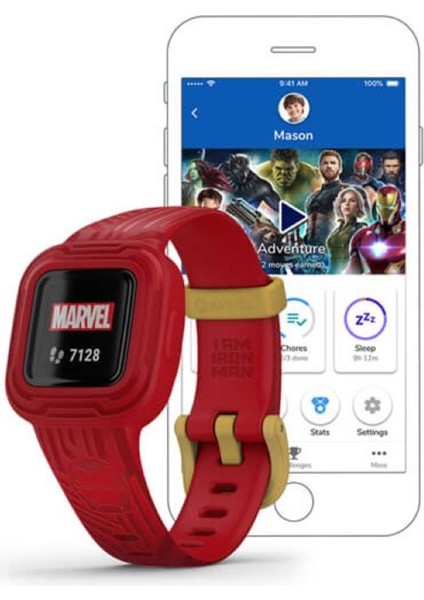 Vivofit Jr. 3 Marvel Iron Man Çocuk Akıllı Saat