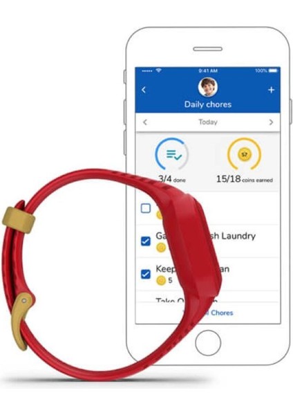 Vivofit Jr. 3 Marvel Iron Man Çocuk Akıllı Saat