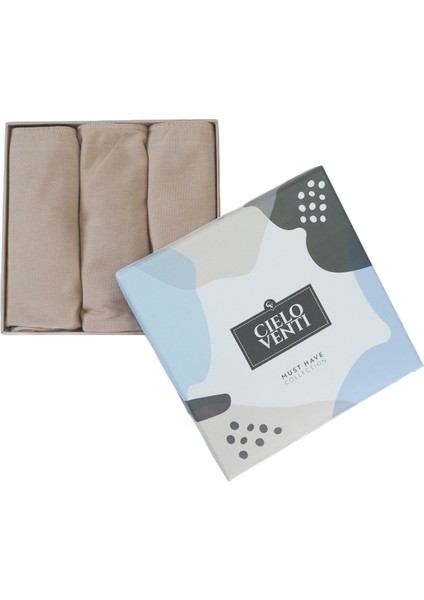Must Have | 3'lü Organik Pamuk Yüksek Bel Slip Külot