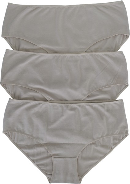 Must Have | 3'lü Organik Pamuk Yüksek Bel Slip Külot