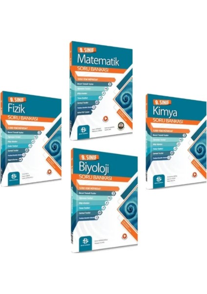 Bilgi Sarmal 9.sınıf Sayısal Soru Bankası Sayısal Set (Matematik-Fizik-Kimya-Biyoloji)