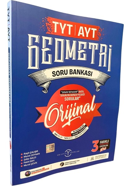 Orijinal Yks Tyt Ayt Soru Bankası Geometri