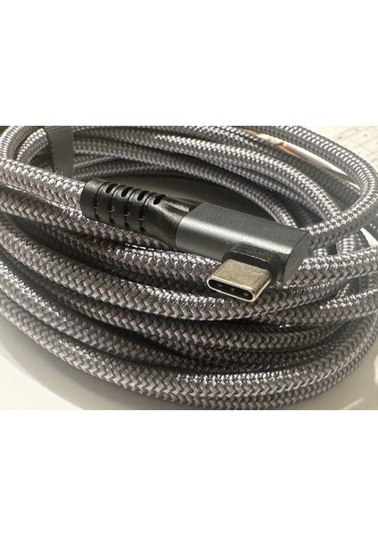 5 Metre 90 Derece Typec Kablo Type-C 5 Metre Kablo