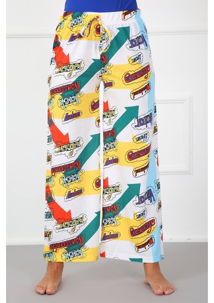 Bayan Pamuk Tek Alt Pijama 210021
