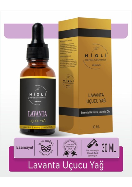 Lavanta Esansiyel Uçucu Yağ Buhurdanlık Yağı Aromaterapi Yağı 30 ml