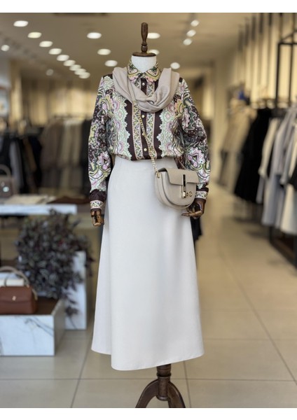 Çan Model Bej Etek 0101