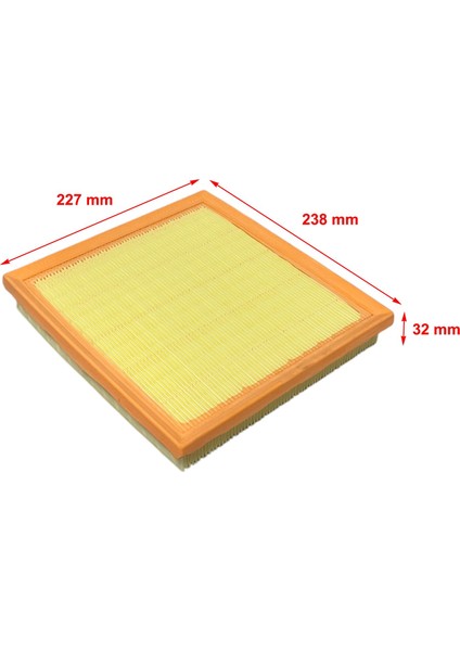 Subaru Xv 1.6 84 Kw, 2.0 110 Kw 2017 ve Sonrası Kısa Tip Hava Filtresi fiyatları