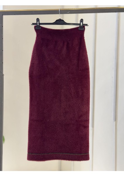 Bordo Triko Etek 3071