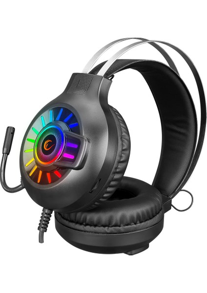 Rampage RM-K44 Zengıbar Rgb 7.1 Oyuncu Kulaklığı - Siyah