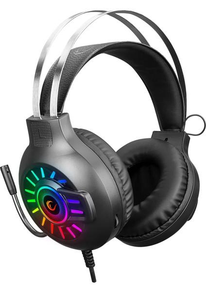 Rampage RM-K44 Zengıbar Rgb 7.1 Oyuncu Kulaklığı - Siyah