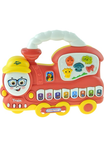 Oyuncak Lokomotif Piyano Işıklı Sesli 30 cm