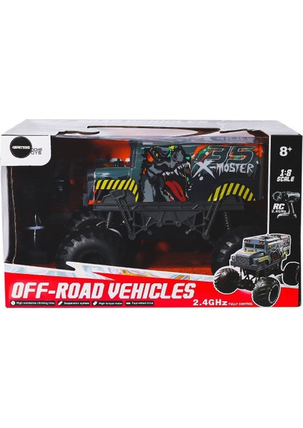 UJ99-T203 Kumandalı Off-Road 1:8 Araba -Gepettoys